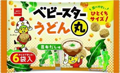 ベビースターうどん丸昆布だし味６袋入