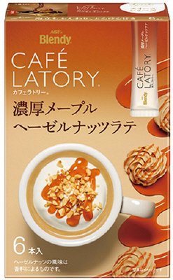 「ブレンディカフェラトリー」スティック　濃厚メープルヘーゼルナッツラテ６本