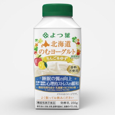 よつ葉 北海道のむヨーグルト りんご＆ゆず　250ｇ
