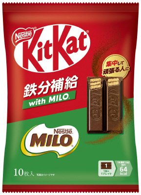 キットカット　鉄分補給　ｗｉｔｈ　ＭＩＬＯ