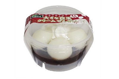 大きな白玉クリームぜんざい