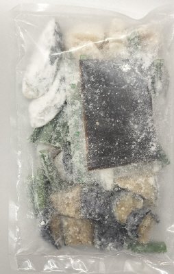 骨取りアジと野菜の味噌炒め