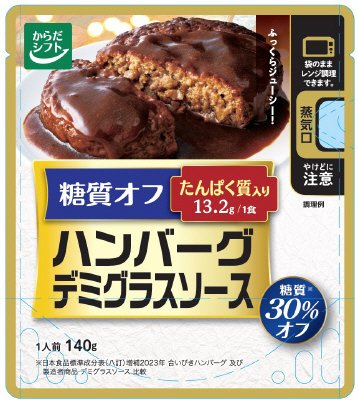 糖質オフ　ハンバーグデミグラスソース