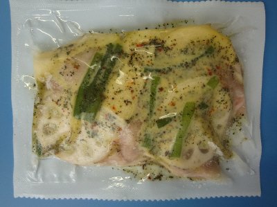 チキンと蓮根のガーリックバジル炒め