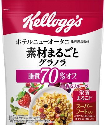 素材まるごとグラノラ　脂質７０％オフ　香るフルーツ