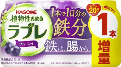 植物性乳酸菌ラブレ　１本で１日分の鉄分
