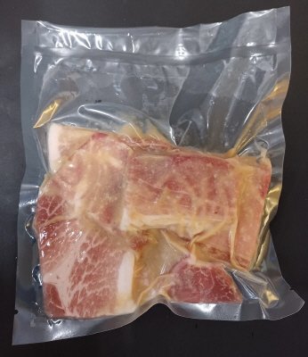 ふぞろいの豚味噌ステーキ