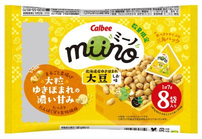 ｍｉｉｎｏ大豆しお味三角パック