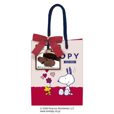 スヌーピーショコラ手提げ