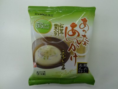 あったかあんかけ玉子とうふ（松茸・枝豆入り）