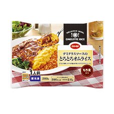 デミグラスソースのとろとろオムライス