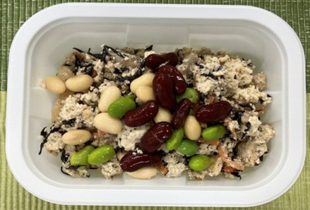 （副菜）豆腐とひじきの煮物