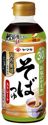 お塩ひかえめストレートそばつゆ５００ｍｌ