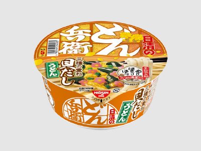 日清のどん兵衛　三種の重ね貝だしうどん