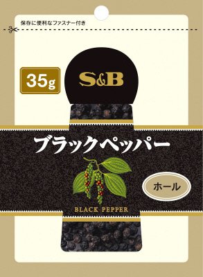 Ｓ＆Ｂ　袋入りブラックペッパー（ホール）