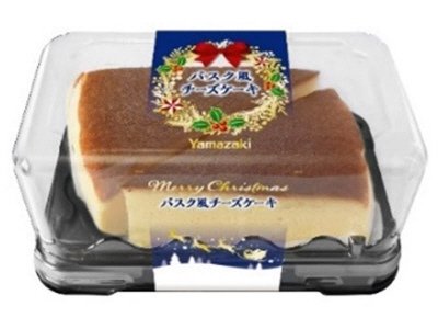 クリスマス　バスク風チーズケーキ