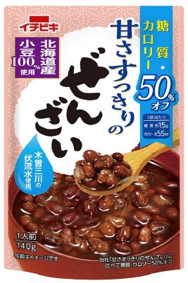 甘さすっきりの糖質カロリー５０％オフぜんざい