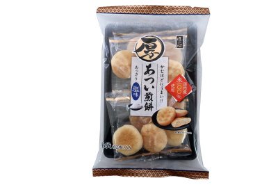 １２枚あつい煎餅あっさり塩味