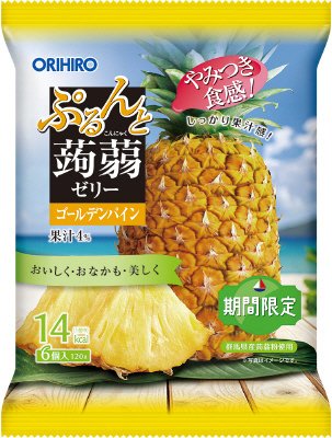 ぷるんと蒟蒻ゼリーパウチ　ゴールデンパイン
