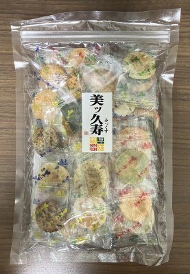 ひとくち草加せんべい「美ッ久寿」