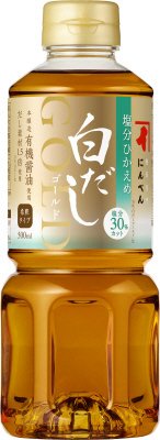 塩分ひかえめ白だしゴールド