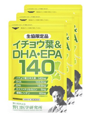 イチョウ葉＆DHA・EPA 140 3個
