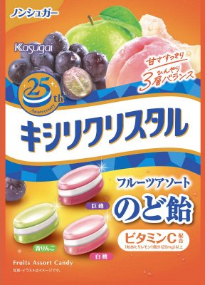 キシリクリスタル　フルーツアソートのど飴