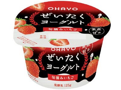 ぜいたくヨーグルト旬摘みいちご