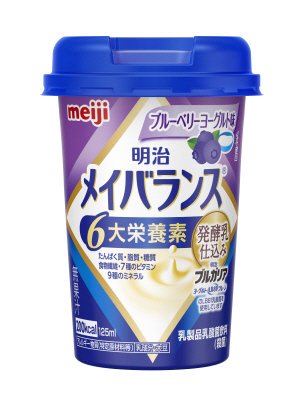 明治メイバランスMiniカップ　ブルーベリーヨーグルト味