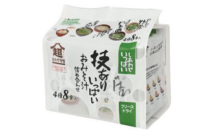 しあわせいっぱい　技ありいっぱいおみそ汁詰め合わせ(4種8食)