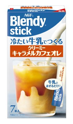 「ブレンディ」スティック　冷たい牛乳でつくるクリーミーキャラメルカフェオレ７本