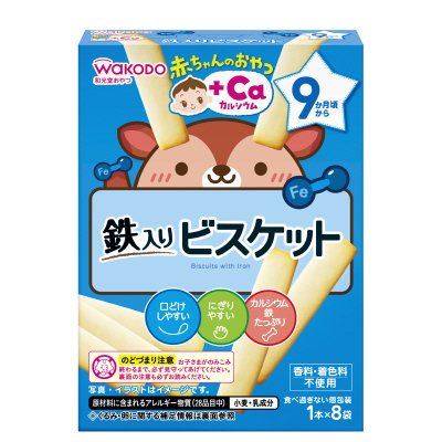 赤ちゃんのおやつ＋Ｃａ カルシウム　鉄入りビスケット