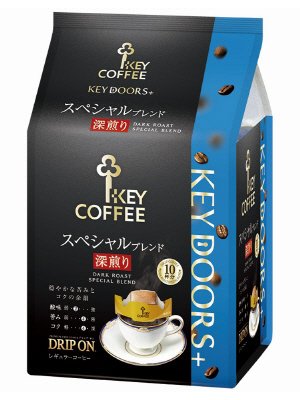 ＫＥＹ ＤＯＯＲＳ＋ ドリップ オン スペシャルブレンド深煎り　１０Ｐ