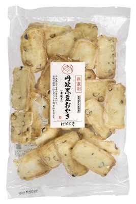 無選別　丹波黒豆おかき（素焼き）