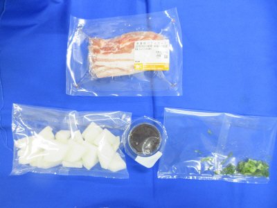 レンジで簡単！だし香る豚バラ大根