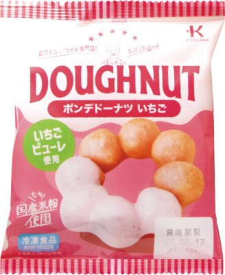 ポンデドーナツ　いちご