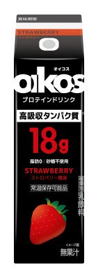 オイコスプロテインドリンク　ストロベリー風味