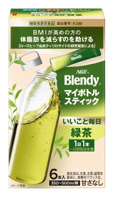 「ブレンディ」マイボトルスティック　いいこと毎日　緑茶６本