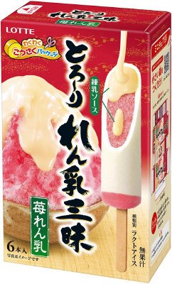 とろ～りれん乳三昧　苺れん乳