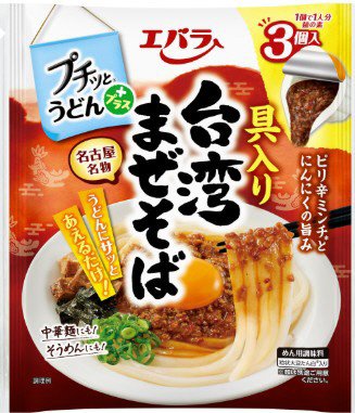 プチッとうどんプラス　具入り台湾まぜそば