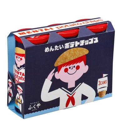 めんたいポテトチップス3本セット