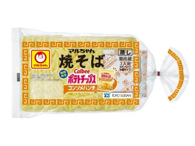 マルちゃん焼そば　期間限定　コンソメパンチ味　３人前