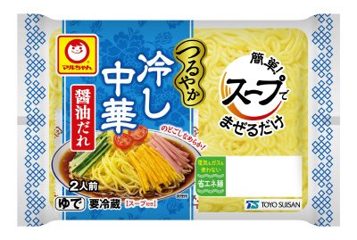 つるやか　冷し中華　醤油だれ　２人前
