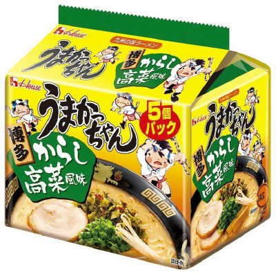 うまかっちゃん博多からし高菜風味５個パック