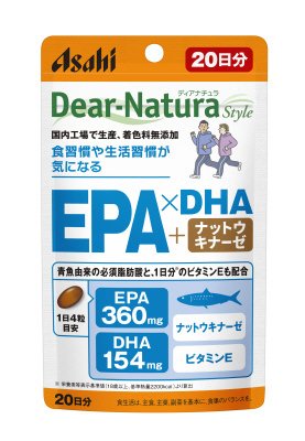 ディアナチュラスタイル　ＥＰＡ×ＤＨＡ＋ナットウキナーゼ　20日分
