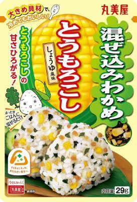 混ぜ込みわかめ　とうもろこし　しょうゆ風味