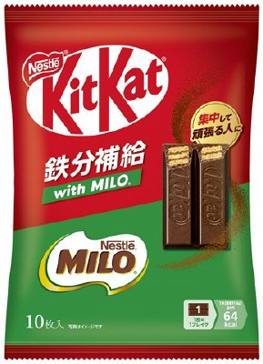 キットカット　鉄分補給　ｗｉｔｈ　ＭＩＬＯ