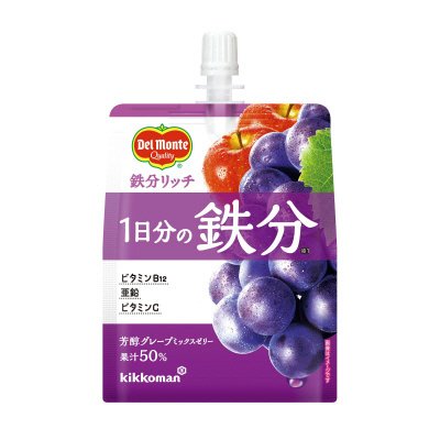 鉄分リッチ芳醇グレープミックスゼリー