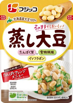 蒸し大豆