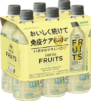 イミューズ　フルーツリフレッシュ　グレープフルーツミックス　６本パック